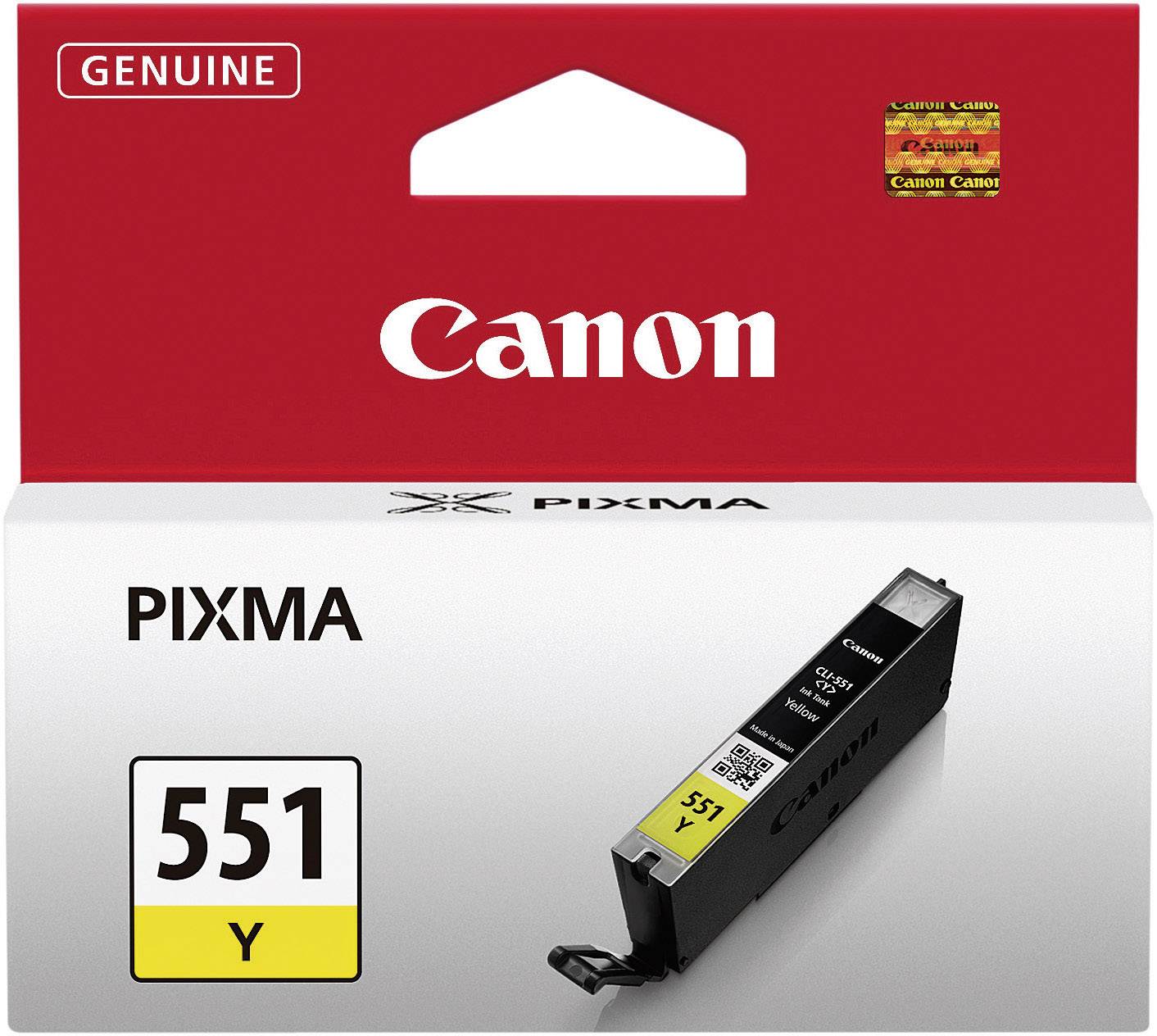 Canon Inktcartridge CLI-551 Y Origineel Geel 6511B001