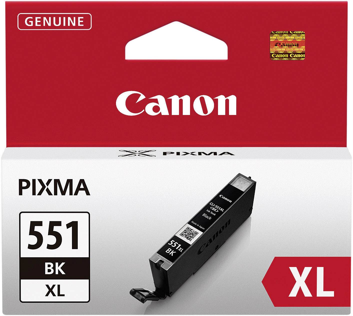 Canon Inktcartridge CLI-551 BKXL Origineel Zwart 6443B001