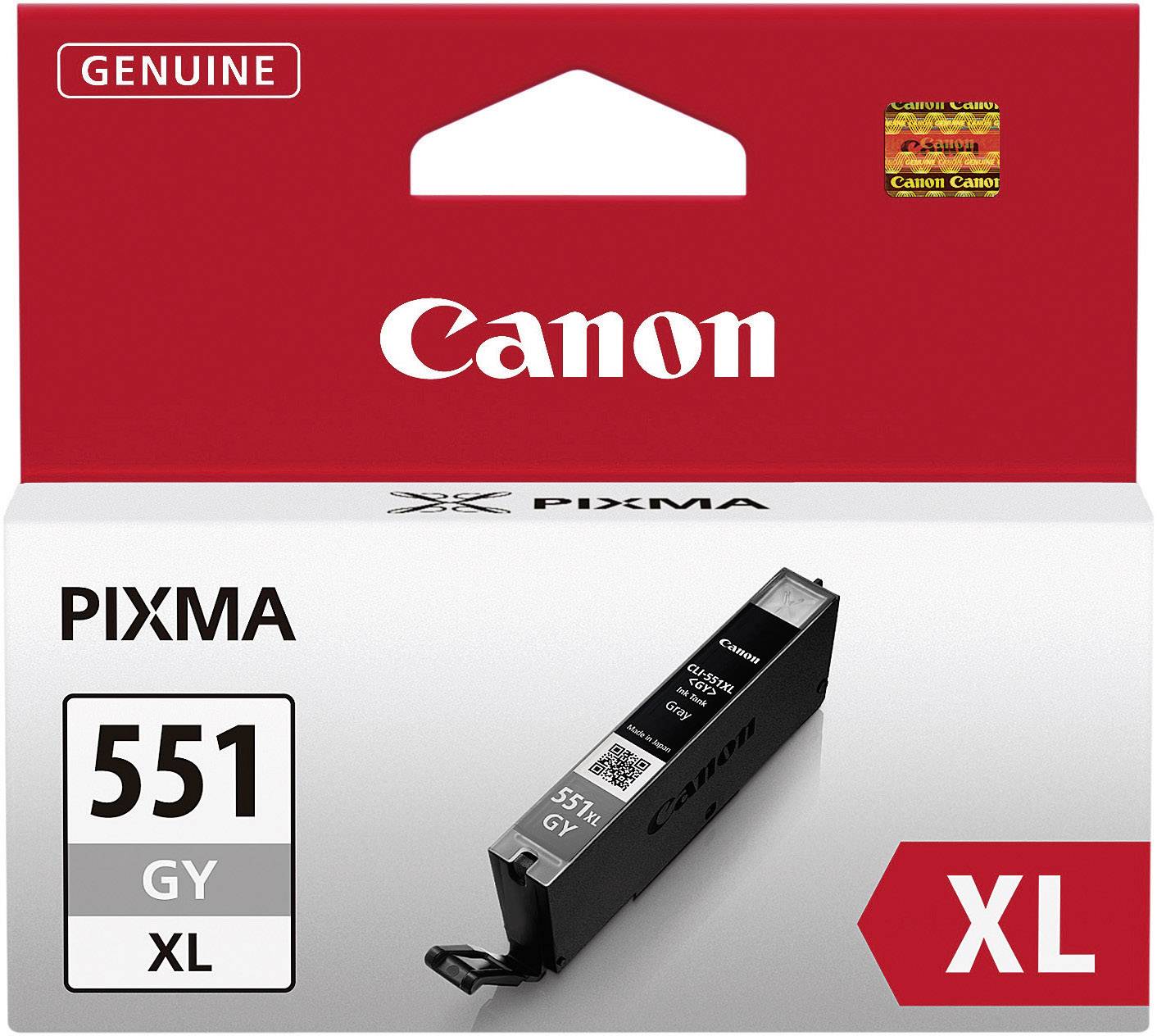 Canon Inktcartridge CLI-551 GYXL Origineel Grijs 6447B001
