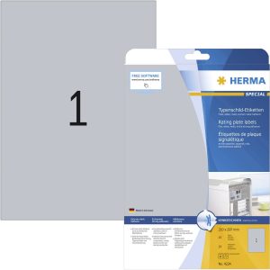 Herma typeplaatje etiketten Herma typeplaatje etiketten