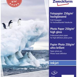 Avery-Zweckform Premium Photo Paper Inkjet 2556-20 Fotopapier DIN A4 250 g/m² 20 vellen Hoogglans Avery-Zweckform Premium Photo Paper Inkjet 2556-20 Fotopapier DIN A4 250 g/m² 20 vellen Hoogglans