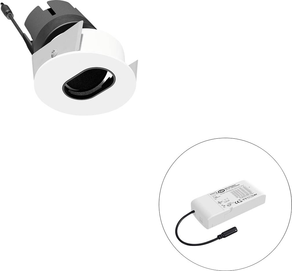 EVN F08RXXXM0627L15D F08RXXXM0627L15D LED-plafondspot