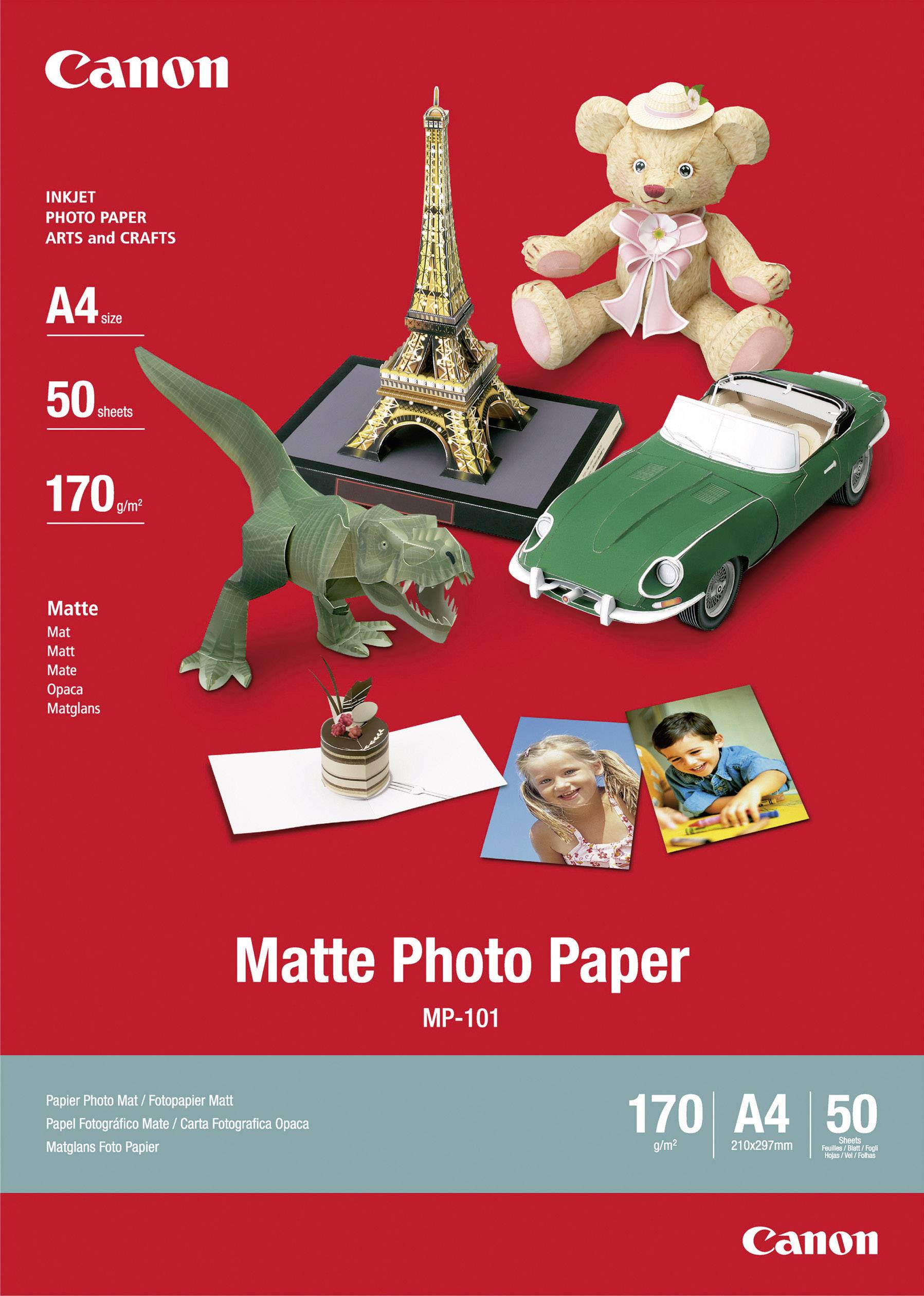 Canon Matte Photo Paper MP-101 7981A005 Fotopapier DIN A4 170 g/m² 50 vellen Mat