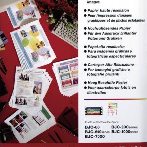 Canon High Resolution Paper HR-101N 1033A002 Fotopapier DIN A4 106 g/m² 50 vellen Mat Canon High Resolution Paper HR-101N 1033A002 Fotopapier DIN A4 106 g/m² 50 vellen Mat