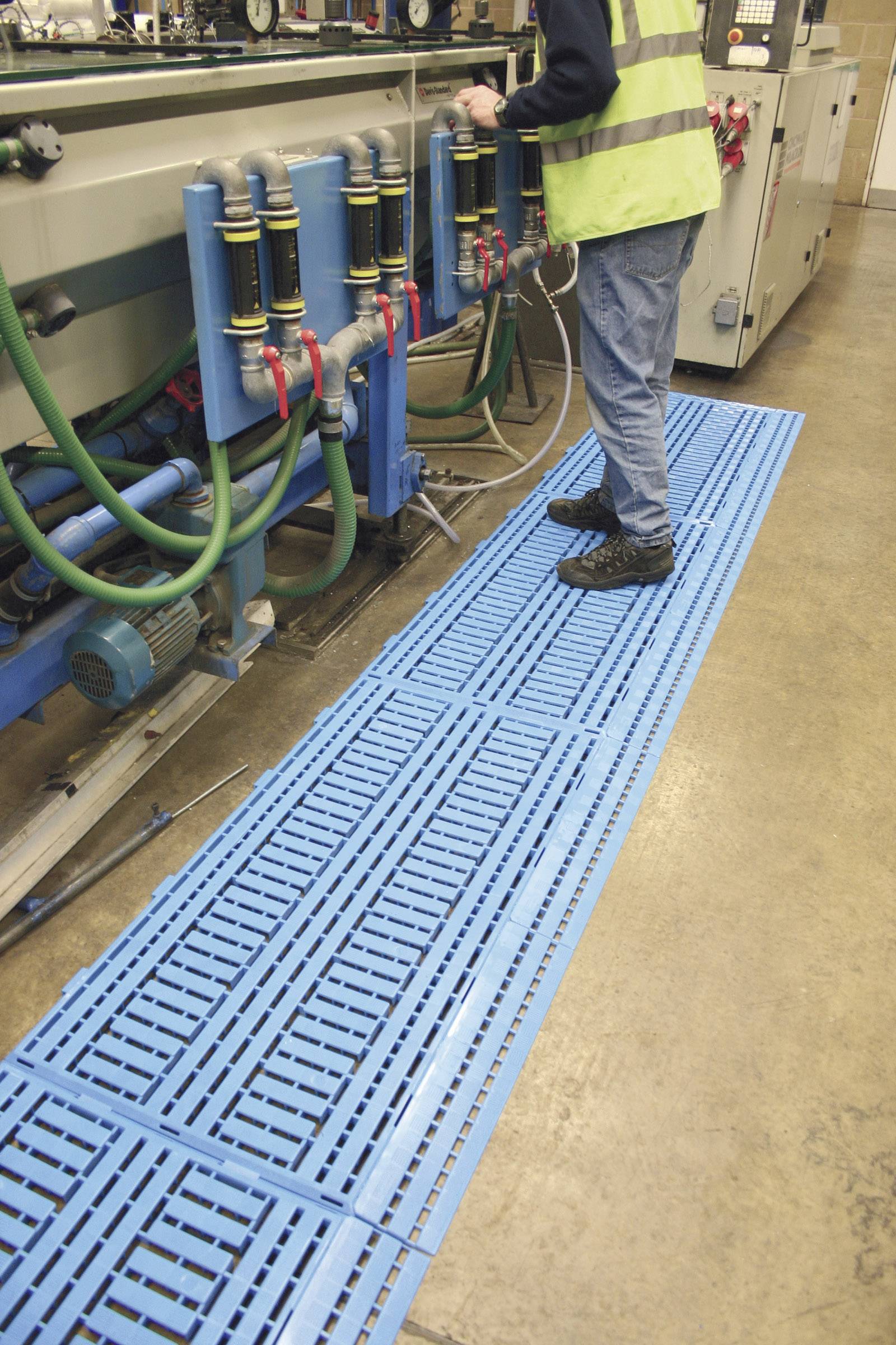 COBA Europe WD040001 Work Deck Vloermat (l x b x h) 1.2 m x 0.6 m x 25 mm Groen