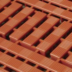 COBA Europe WD170003P Work Deck Ecke Vloermat (l x b x h) 112 x 112 x 25 mm Oranje