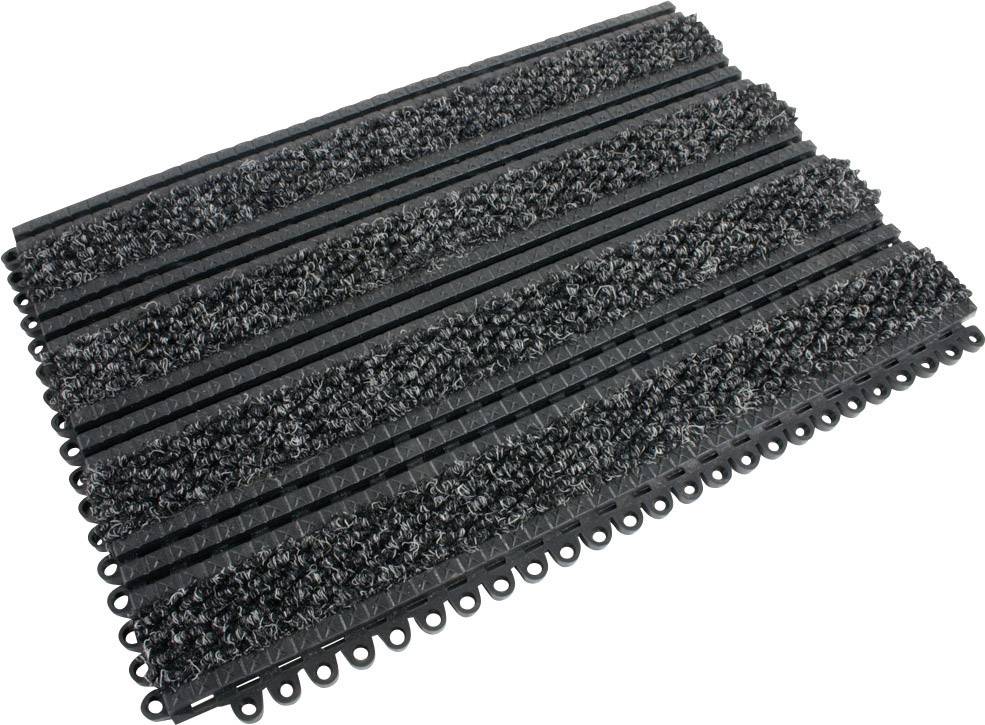 COBA Europe PMP010101 Premier Plus Tiles PVC-plaat (l x b x h) 450 x 300 x 18 mm Zwart, Antraciet