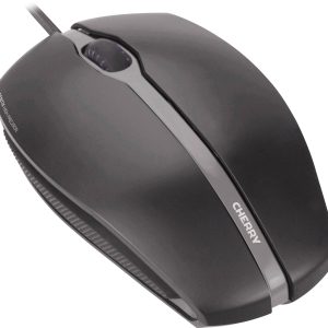 CHERRY Gentix Illuminated Muis USB Optisch Zwart 3 Toetsen 1000 dpi Verlicht CHERRY Gentix Illuminated Muis USB Optisch Zwart 3 Toetsen 1000 dpi Verlicht
