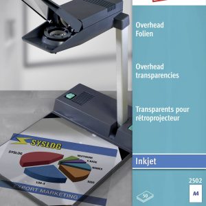 Avery-Zweckform 2502 2502 Folie voor overheadprojectoren DIN A4 Inkjet Transparant 50 stuk(s) Avery-Zweckform 2502 2502 Folie voor overheadprojectoren DIN A4 Inkjet Transparant 50 stuk(s)