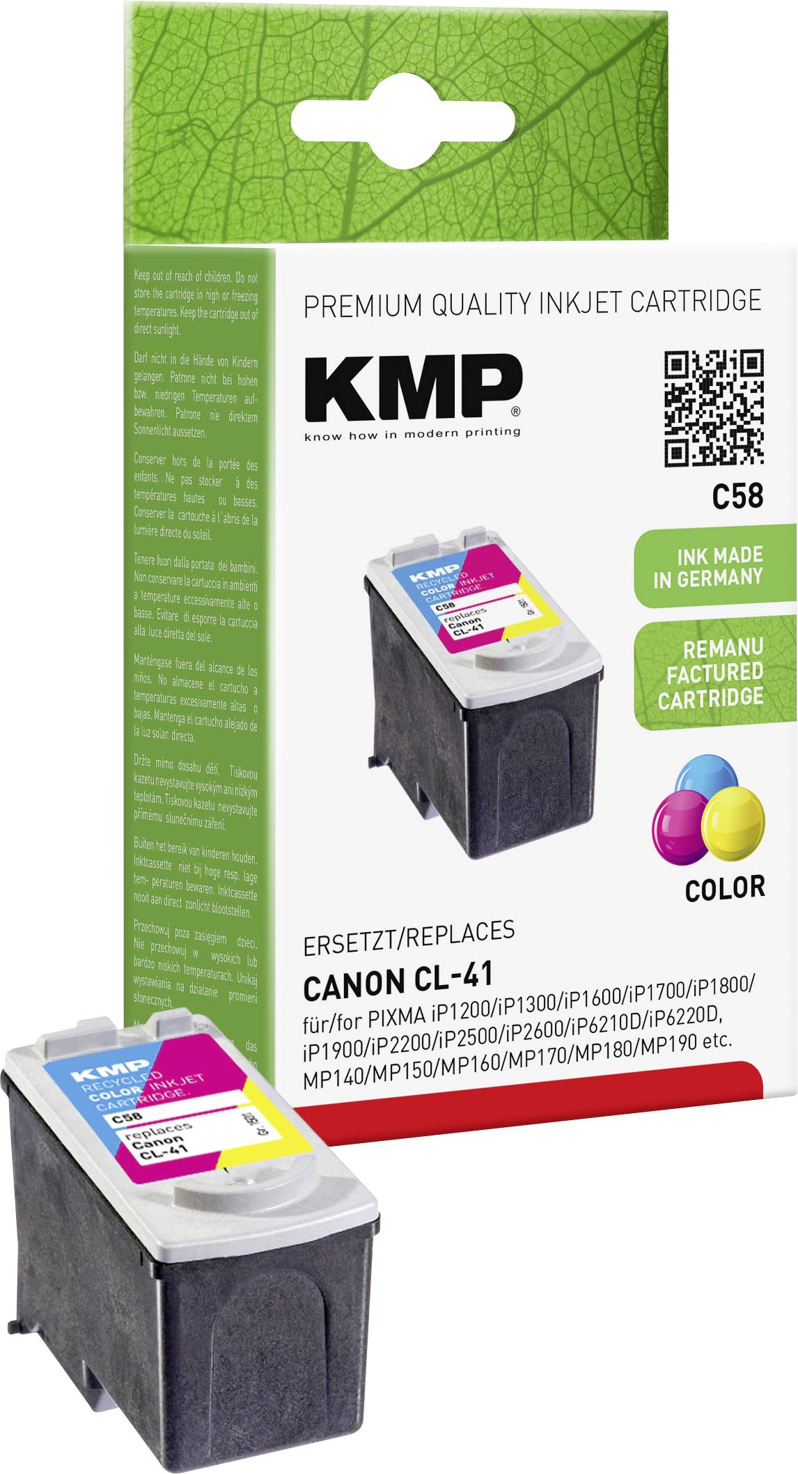 KMP Inktcartridge vervangt Canon CL-41 Compatibel Kleur C58 1501,4030