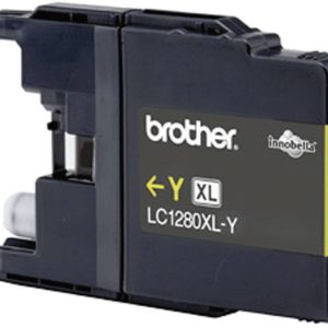 Brother Inktcartridge LC-1280XLY Origineel Geel LC-1280 XL Y Brother Inktcartridge LC-1280XLY Origineel Geel LC-1280 XL Y