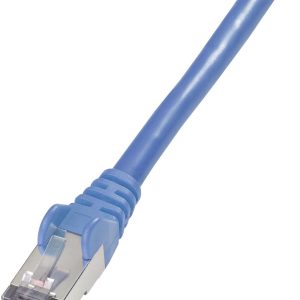 Goobay 68267 RJ45 Netwerkkabel, patchkabel CAT 6 S/FTP 1 m Blauw Halogeenvrij, Vlambestendig, Hittebestendig, Rond, Afsc Goobay 68267 RJ45 Netwerkkabel, patchkabel CAT 6 S/FTP 1 m Blauw Halogeenvrij, Vlambestendig, Hittebestendig, Rond, Afsc