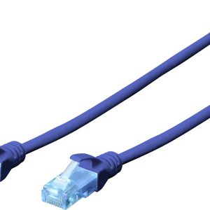 Digitus DK-1511-030/B RJ45 Netwerkkabel, patchkabel CAT 5e U/UTP 3.00 m Blauw 1 stuk(s) Digitus DK-1511-030/B RJ45 Netwerkkabel, patchkabel CAT 5e U/UTP 3.00 m Blauw 1 stuk(s)