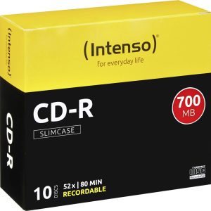 Intenso 1001622 CD-R 80 disc 700 MB 10 stuk(s) Slimcase Intenso 1001622 CD-R 80 disc 700 MB 10 stuk(s) Slimcase