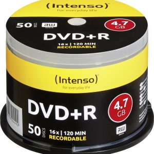Intenso 4111155 DVD+R disc 4.7 GB 50 stuk(s) Spindel