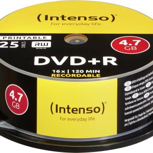 Intenso 4811154 DVD+R disc 4.7 GB 25 stuk(s) Spindel Bedrukbaar