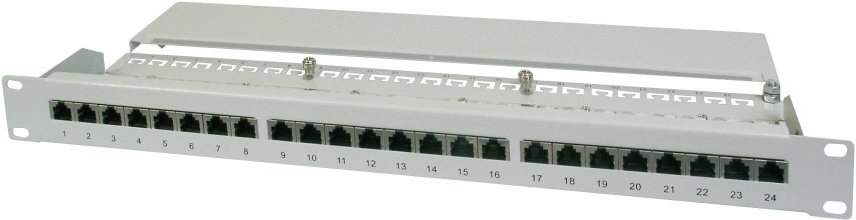 Digitus DN-91524S 24 poorten Netwerkpatchpaneel 483 mm (19") CAT 5e 1 HE Ingericht