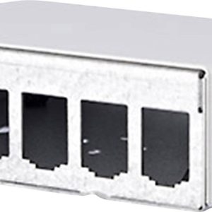 Metz Connect 130861-0602-E 6 poorten Netwerkpatchpaneel Zonder connectoren 1 HE Wit Niet ingericht Metz Connect 130861-0602-E 6 poorten Netwerkpatchpaneel Zonder connectoren 1 HE Wit Niet ingericht