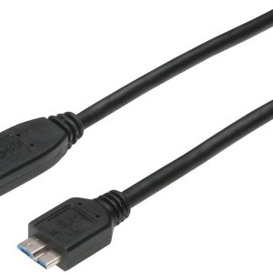 Digitus AK-300116-010-S USB-kabel USB 3.2 Gen1 USB-A stekker, USB-micro-B 3.0 stekker 1.00 m Zwart Digitus AK-300116-010-S USB-kabel USB 3.2 Gen1 USB-A stekker, USB-micro-B 3.0 stekker 1.00 m Zwart