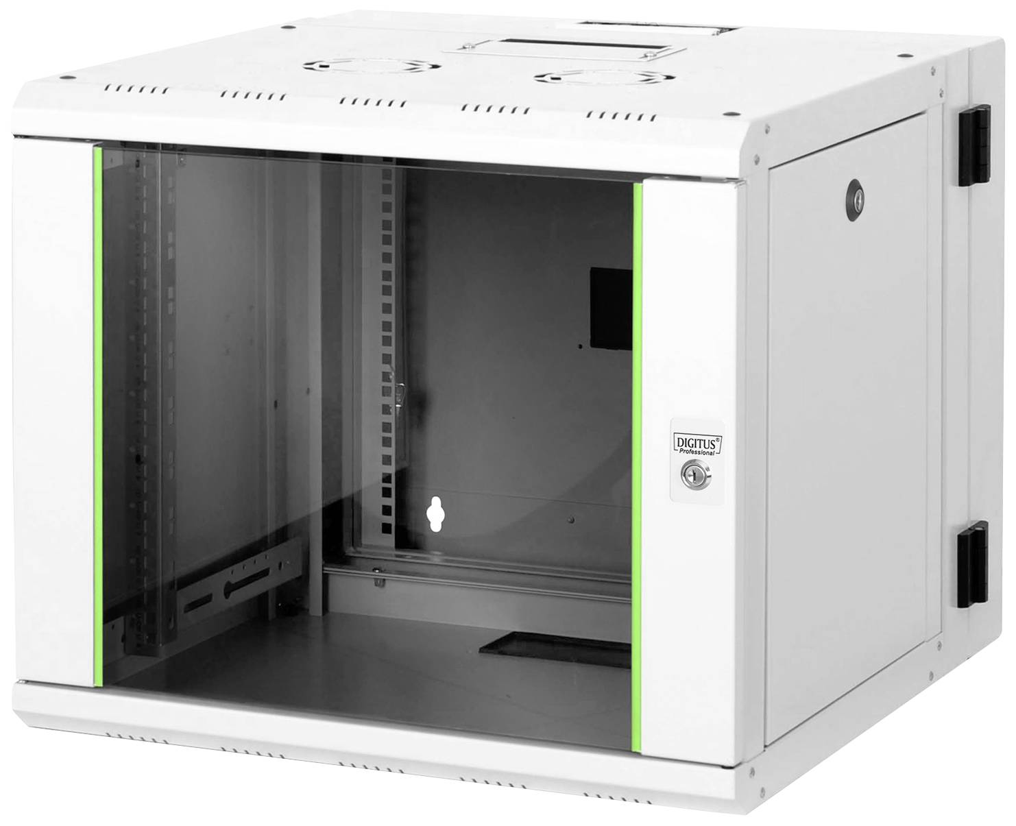 Digitus DN-19 09-U-3 19inch-patchkast (b x h x d) 600 x 493 x 610 mm 9 HE Grijs-wit (RAL 7035)