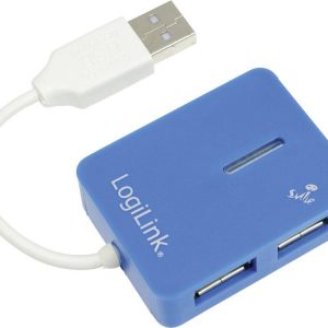 LogiLink UA0136 UA0136 USB-hub 4 poorten USB-A USB 2.0 480 MBit/s Blauw LogiLink UA0136 UA0136 USB-hub 4 poorten USB-A USB 2.0 480 MBit/s Blauw