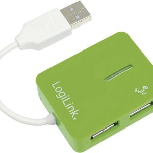 LogiLink UA0138 UA0138 USB-hub 4 poorten USB-A USB 2.0 480 MBit/s Groen LogiLink UA0138 UA0138 USB-hub 4 poorten USB-A USB 2.0 480 MBit/s Groen