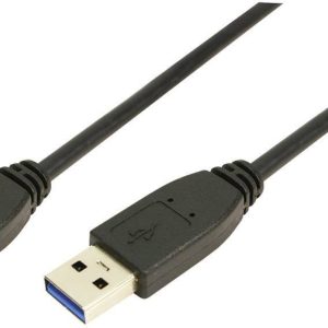 LogiLink CU0040 USB-kabel USB 3.2 Gen1 USB-A stekker, USB-A stekker 3.00 m Zwart LogiLink CU0040 USB-kabel USB 3.2 Gen1 USB-A stekker, USB-A stekker 3.00 m Zwart