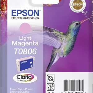 Epson Inktcartridge T0806 Origineel Foto magenta C13T08064011 Epson Inktcartridge T0806 Origineel Foto magenta C13T08064011