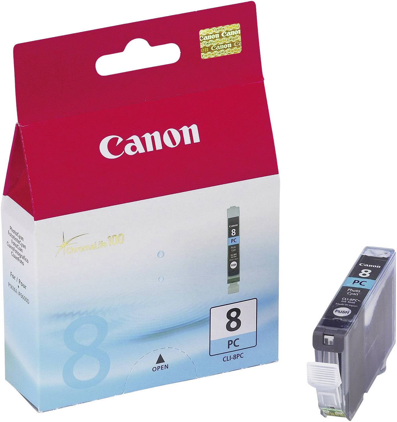 Canon Inktcartridge CLI-8 PC Origineel Single Foto cyaan 0624B001