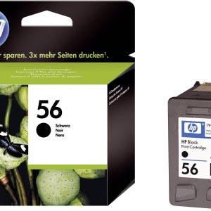 HP Inktcartridge 56 Origineel Zwart C6656AE Inkt HP Inktcartridge 56 Origineel Zwart C6656AE Inkt