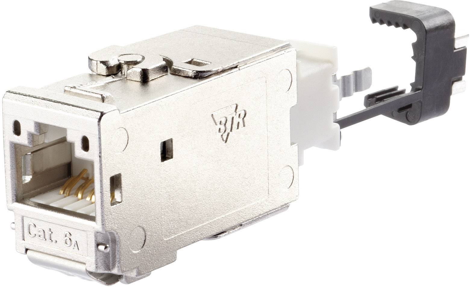 Metz Connect 130B11-E RJ45-inbouwmodule E-Dat CAT 6A 1 stuk(s)