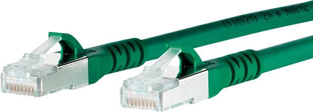 Metz Connect 1308451055-E RJ45 Netwerkkabel, patchkabel CAT 6A S/FTP 1.00 m Groen Snagless 1 stuk(s)