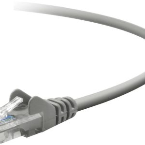 Belkin A3L791R15M-S RJ45 Netwerkkabel, patchkabel CAT 5e U/UTP 15.00 m Grijs Snagless 1 stuk(s) Belkin A3L791R15M-S RJ45 Netwerkkabel, patchkabel CAT 5e U/UTP 15.00 m Grijs Snagless 1 stuk(s)