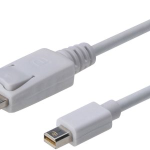 Digitus AK-340102-030-W DisplayPort-kabel Mini-displayport / DisplayPort Adapterkabel Mini DisplayPort-stekker, DisplayP