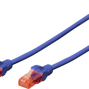 Digitus DK-1617-100/B RJ45 Netwerkkabel, patchkabel CAT 6 U/UTP 10.00 m Blauw Halogeenvrij 1 stuk(s) Digitus DK-1617-100/B RJ45 Netwerkkabel, patchkabel CAT 6 U/UTP 10.00 m Blauw Halogeenvrij 1 stuk(s)