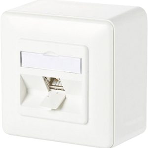 Metz Connect 130B11D10002-E Netwerkdoos Opbouw (op muur) CAT 6A 1 poort Zuiver wit Metz Connect 130B11D10002-E Netwerkdoos Opbouw (op muur) CAT 6A 1 poort Zuiver wit