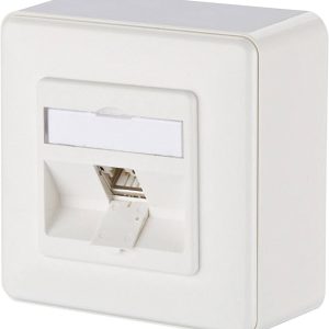 Metz Connect 130B12D10002-E Netwerkdoos Opbouw (op muur) CAT 6A 1 poort Zuiver wit Metz Connect 130B12D10002-E Netwerkdoos Opbouw (op muur) CAT 6A 1 poort Zuiver wit