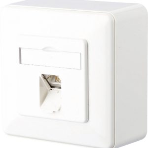 Metz Connect 1307370002-I Netwerkdoos Opbouw (op muur) CAT 6 1 poort Zuiver wit Metz Connect 1307370002-I Netwerkdoos Opbouw (op muur) CAT 6 1 poort Zuiver wit