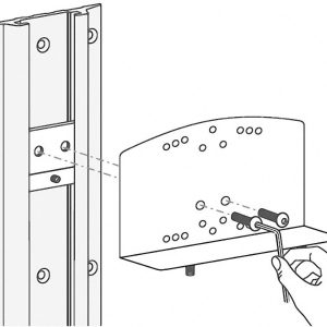 Ergotron Track Mount Bracket Kit for CPU Holders 60-156 Montagekit Zilver Belastbaar tot: 500 g Ergotron Track Mount Bracket Kit for CPU Holders 60-156 Montagekit Zilver Belastbaar tot: 500 g