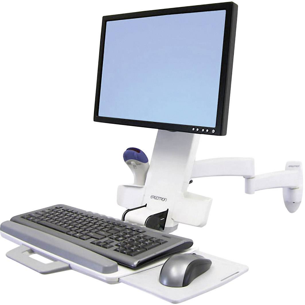 Ergotron Combo Arm 200 Series Monitor-wandbeugel Aantal monteerbare displays: 1 Display(s) 25,4 cm (10") - 61 cm (24") W