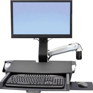 Ergotron StyleView® Sit-Stand Combo Monitor-wandbeugel Aantal monteerbare displays: 1 Display(s) 25,4 cm (10″) – 61 cm (