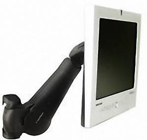 Ergotron Serie 400 Monitor-wandbeugel Aantal monteerbare displays: 1 Display(s) 25,4 cm (10") - 68,6 cm (27") Zwart Kant