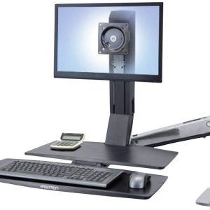 Ergotron WorkFit-A Monitor-tafelbeugel Aantal monteerbare displays: 1 Display(s) 25,4 cm (10″) – 61 cm (24″) Zwart, Alum Ergotron WorkFit-A Monitor-tafelbeugel Aantal monteerbare displays: 1 Display(s) 25,4 cm (10″) – 61 cm (24″) Zwart, Alum