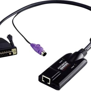 ATEN KVM Adapter [1x Mini-DIN-stekker, PS/2-stekker – 1x RJ45-bus] 0.09 m Zwart