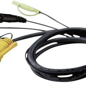 ATEN KVM Aansluitkabel [1x VGA-stekker – 1x VGA-stekker, USB 1.1 stekker A] 1.80 m Zwart