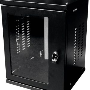 LogiLink W09Z33B 10inch-wandkast 8 HE Zwart