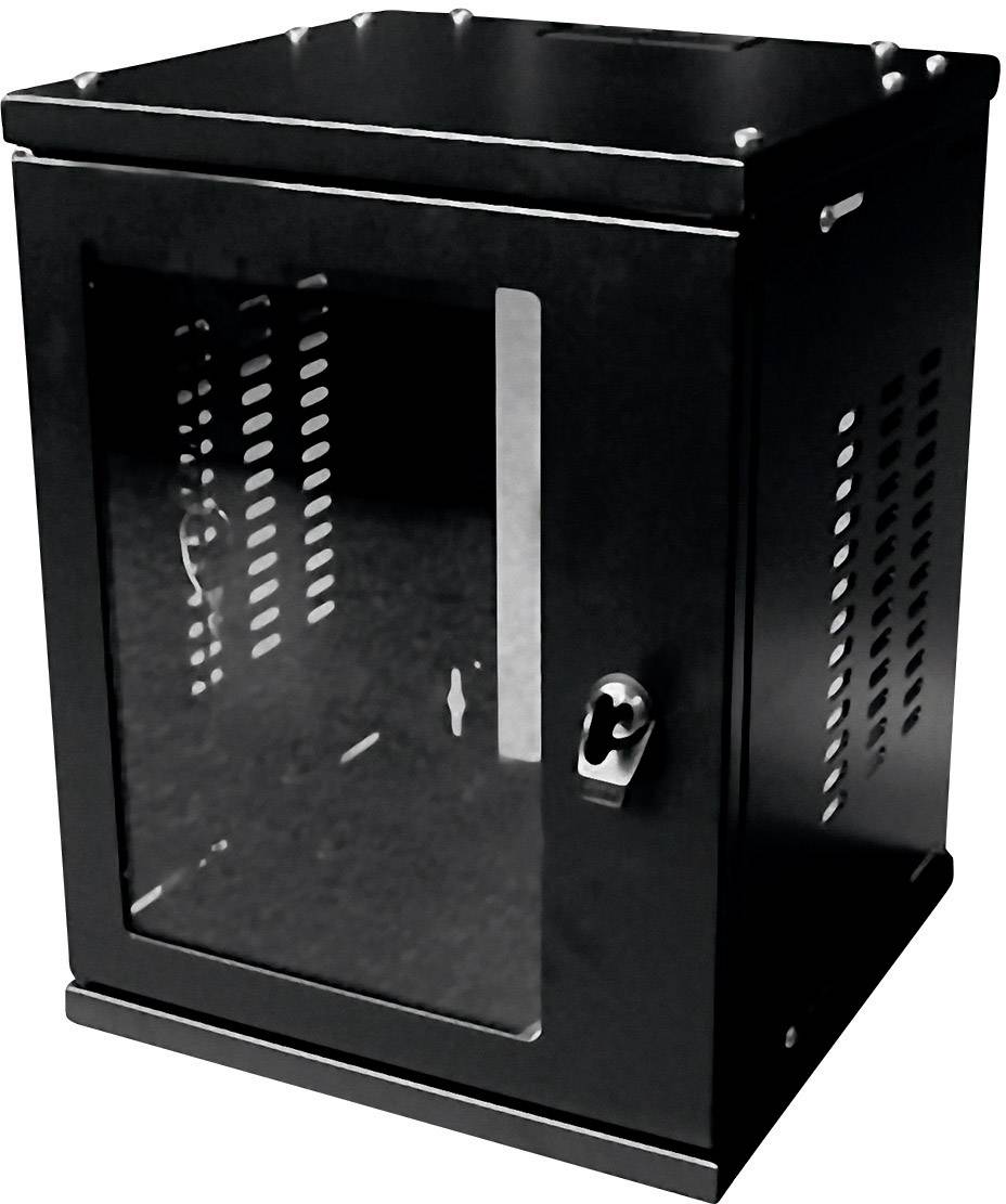 LogiLink W09Z33B 10inch-wandkast 8 HE Zwart