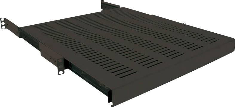 LogiLink SF1S85B 19 inch 1 HE Uittrekbaar Geschikt voor kastdiepte: 1000 mm Zwart