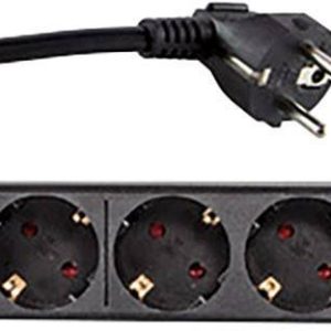 LogiLink PDU8C01 19 inch 1 HE Geaarde contactdoos Met schakelaar Zwart LogiLink PDU8C01 19 inch 1 HE Geaarde contactdoos Met schakelaar Zwart