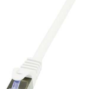 LogiLink CQ3081S RJ45 Netwerkkabel, patchkabel CAT 6A S/FTP 7.50 m Wit Vlambestendig, Snagless 1 stuk(s) LogiLink CQ3081S RJ45 Netwerkkabel, patchkabel CAT 6A S/FTP 7.50 m Wit Vlambestendig, Snagless 1 stuk(s)